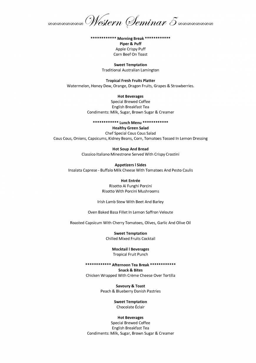  Pricelists of Friends Alley Catering 8A Admiralty Street #07-17 - Photo 21 of 39