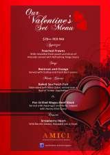 Menus & Prices, Amici Italian Restaurant Singapore, Singapore