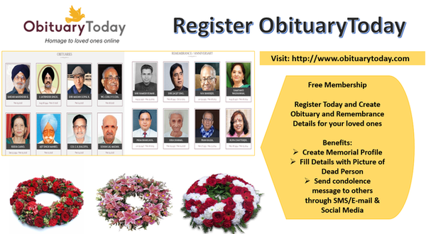  Pricelists of ObituaryToday Commercial Market, Block A-41A,Sector 17, - Photo 1 of 1