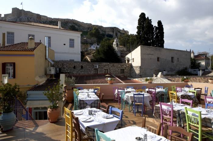  outdoors area of Elaia Restaurant 16 Erechtheos & Erotokritou str. - Photo 2 of 11