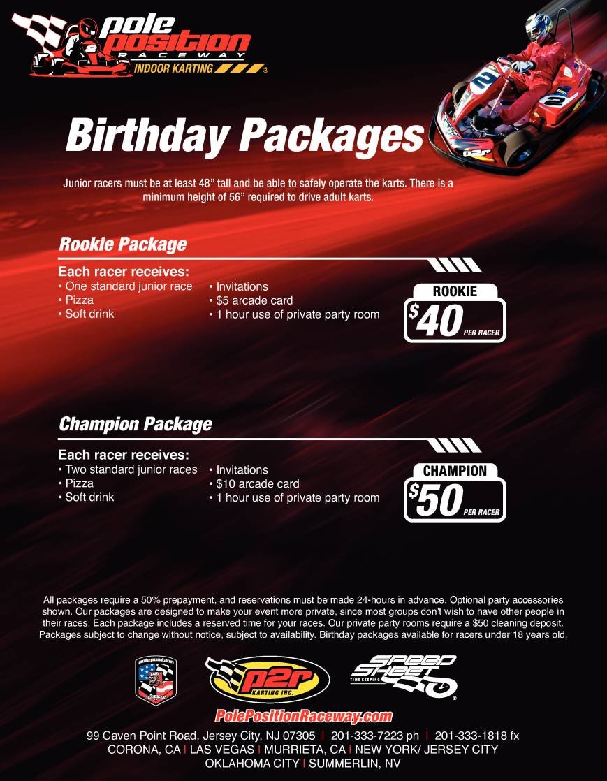 Pricelists of Pole Position Raceway 99 Caven Point Road - Photo 1 of 6
