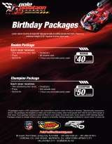 Menus & Prices, Pole Position Raceway, Jersey City