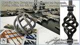 Decorative wrought iron and ornamental iron components, fencing India, Ludhiana