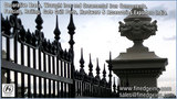 Decorative wrought iron and ornamental iron components, fencing India, Ludhiana