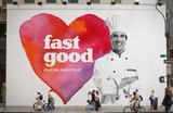 Organic fast food concept branding marketing visual identity project Awesomedia Branding Services Helsinki, Finland San Francisco, US Katajikonkatu 2 A 3 