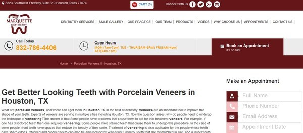  Pricelists of PORCELAIN VENEERS IN HOUSTON TX 8323 Southwest Freeway Suite 610 - Photo 1 of 1