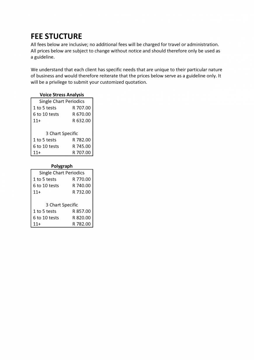  Pricelists of National Voice Stress & Polygraph Network 500 Lenchen Road - Photo 1 of 1
