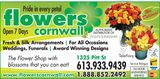 Flowers Cornwall, Cornwall