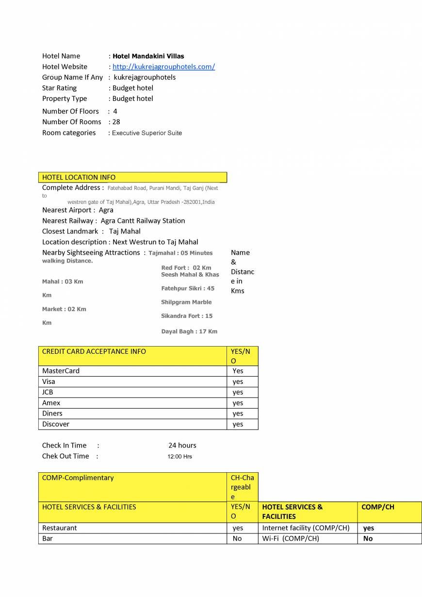  Pricelists of Kukreja Group hotels karol bagh, padam singh road - Photo 2 of 16