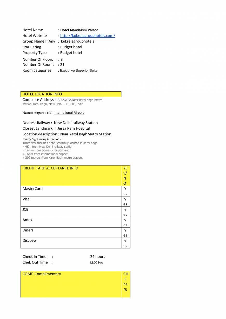  Pricelists of Kukreja Group hotels karol bagh, padam singh road - Photo 4 of 16