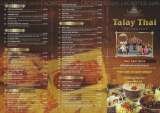 Menus & Prices, Talay Thai Restaurant - Streatham, Streatham
