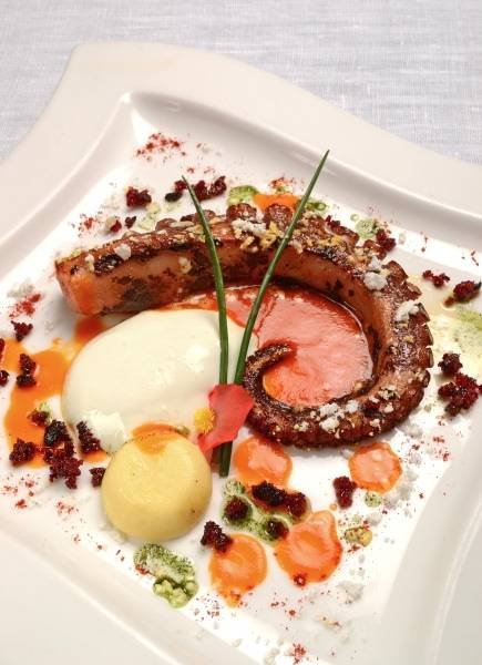 Broiled Octopus - Pulpo a la plancha Gourmet creations - Dishes of Cafe des Artistes Guadalupe Sanchez 740, Downtown nh - Photo 6 of 17