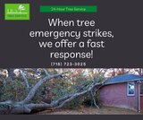 When emergency strikes, we offer a fast response! 24 hour Queens Tree Service. https://twitter.com/JRTreeCare JRs Tree Service 131-64 Hook Creek Blvd 