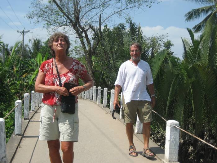 walking on the path... MYTHO - BEN TRE (Mekong Delta) of PD TOURISM & TRADING CO., LTD. 516 Nguyen Chi Thanh st., - Photo 43 of 45