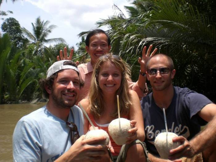 Taste fresh Coconut juice... MYTHO - BEN TRE (Mekong Delta) of PD TOURISM & TRADING CO., LTD. 516 Nguyen Chi Thanh st., - Photo 15 of 45