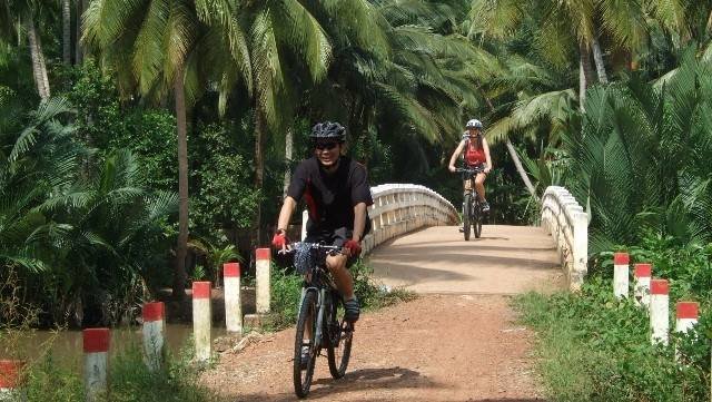 bicycle at village MYTHO - BEN TRE (Mekong Delta) of PD TOURISM & TRADING CO., LTD. 516 Nguyen Chi Thanh st., - Photo 22 of 45