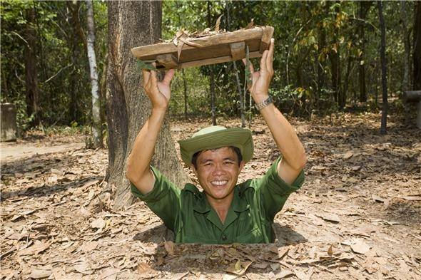 Vietnam Soldier with Cuchi Tunnels CUCHI TUNNELS & CAO DAI TEMPLE of PD TOURISM & TRADING CO., LTD. 516 Nguyen Chi Thanh st., - Photo 4 of 6