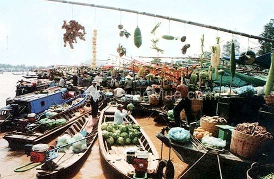 Floating market  MEKONG DELTA & FLOATING MARKETS of PD TOURISM & TRADING CO., LTD. 516 Nguyen Chi Thanh st., - Photo 19 of 30