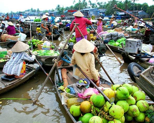 Floating market MEKONG DELTA & FLOATING MARKETS of PD TOURISM & TRADING CO., LTD. 516 Nguyen Chi Thanh st., - Photo 18 of 30