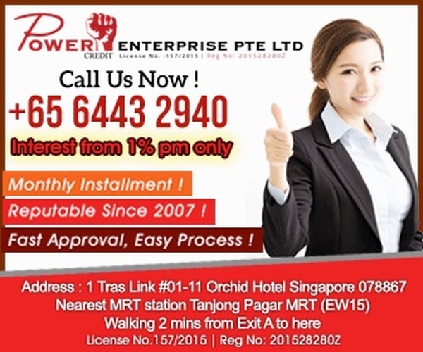  Pricelists of Power Credit Enterprise - Reputable Licensed Moneylender Since 2007 1 Tras Link #01-11 Orchid Hotel - Photo 1 of 1