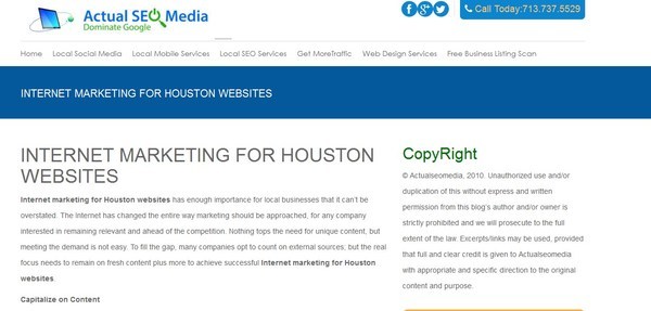  Pricelists of INTERNET MARKETING FOR HOUSTON WEBSITES 12922 Briarwest Circle, - Photo 1 of 1