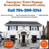 Water damage restoration service in Broward County,South Florida, FL, 247 Damage Restoration, Fort Lauderdale