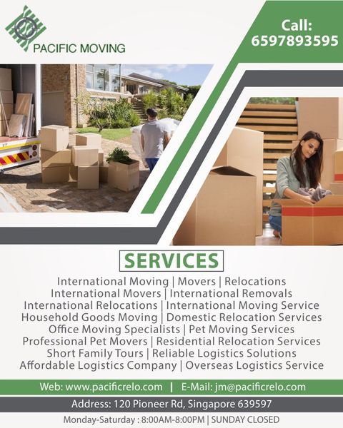  Profile Photos of Pacific Moving | International Removals Singapore 120 Pioneer Rd - Photo 1 of 2