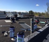 Flat Roof Installation In New Jersey., Jamie Roofing Contractor Gutter Repair Roof Repair NJ, Palisades Park