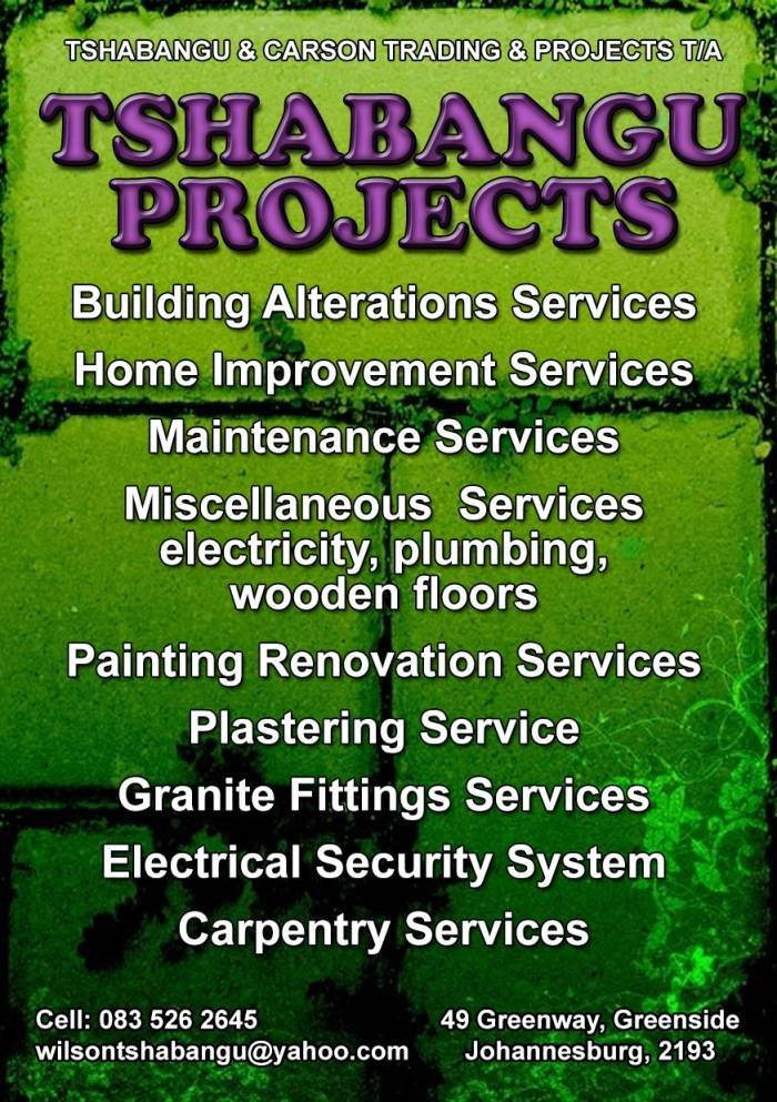  Profile Photos of Tshabangu & Carson Trading & Projects cc 49 Greenway - Photo 1 of 2