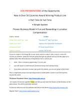 Menus & Prices, The Home Business Entrepreneurs, Townsville