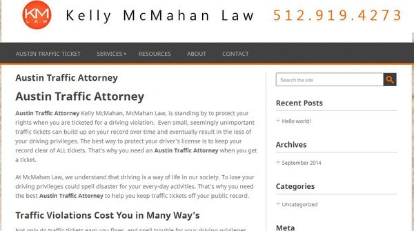  Pricelists of Austin traffic attorney 12218 Ranch Road 620 North #104 - Photo 1 of 1