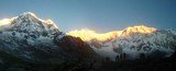 Sunrise in ABC Trekking 2014, Expeditions in Himalaya, Thamel