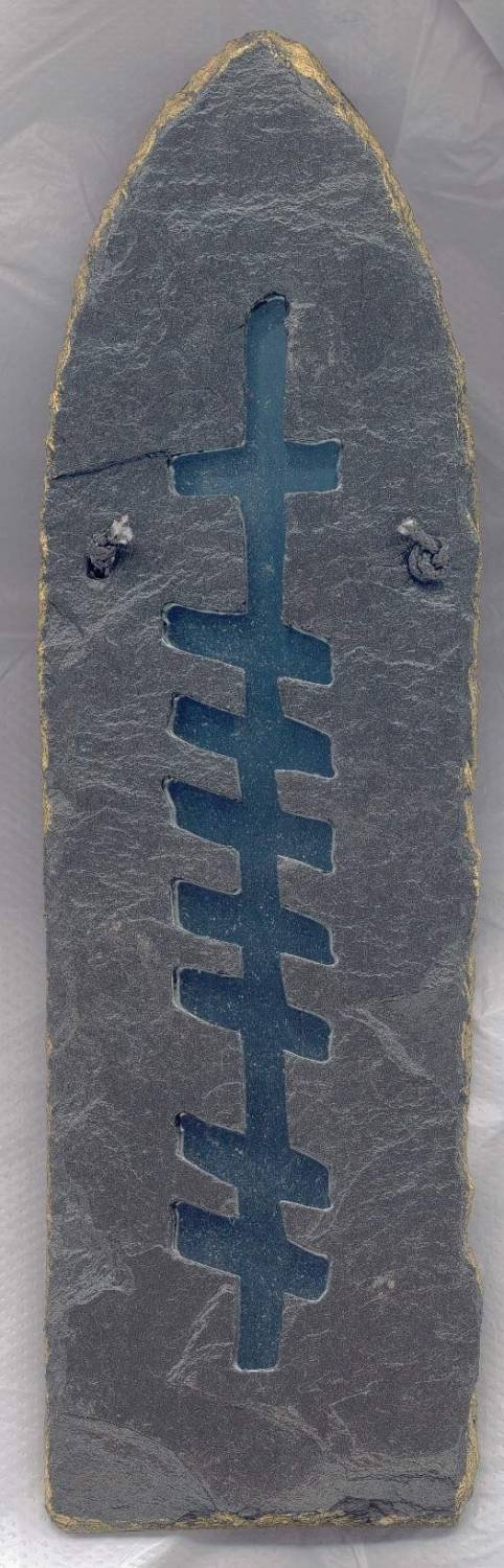 Ogham mirror with inscription Gra (love). Handmade in Ireland. Profile Photos of Killyliss Studio Irish Gifts 40 Killyliss Road - Photo 5 of 36 Ogham mirror with inscription Gra (love). Handmade in Ireland. Profile Photos of Killyliss Studio Irish Gifts 40 Killyliss Road - Photo 5 of 36