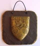 County Leitrim Slate wall Plaque. Handmade by Killyliss studio. Killyliss Studio Irish Gifts 40 Killyliss Road 