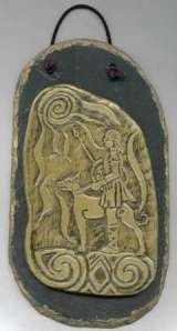 Setanta Slate wall plaque hand made by Killyliss Studio Killyliss Studio Irish Gifts 40 Killyliss Road 