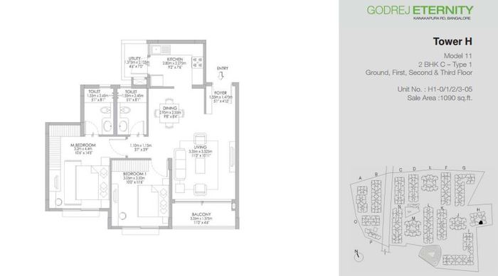  Godrej Eternity Floor Plans of Godrej Eternity Kanakapura Road, Bangalore - Photo 4 of 8