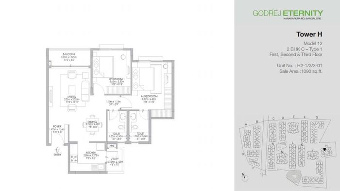  Godrej Eternity Floor Plans of Godrej Eternity Kanakapura Road, Bangalore - Photo 5 of 8
