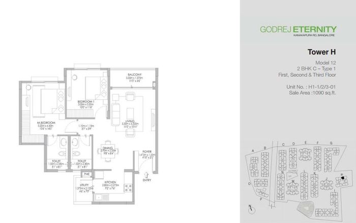  Godrej Eternity Floor Plans of Godrej Eternity Kanakapura Road, Bangalore - Photo 6 of 8