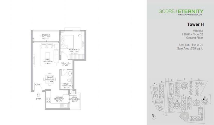  Godrej Eternity Floor Plans of Godrej Eternity Kanakapura Road, Bangalore - Photo 8 of 8