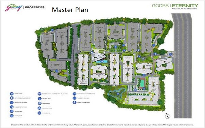  Godrej Eternity Master Plan of Godrej Eternity Kanakapura Road, Bangalore - Photo 1 of 1