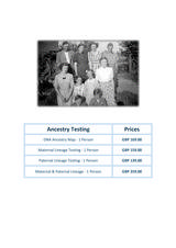Menus & Prices, easyDNA UK, Whitstable