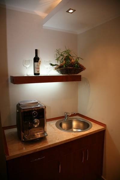 Kitchenette in Platinum standard double room Profile Photos of Hotel Mediteran Ulcinj Mujo Ulqinaku bb - Photo 5 of 19