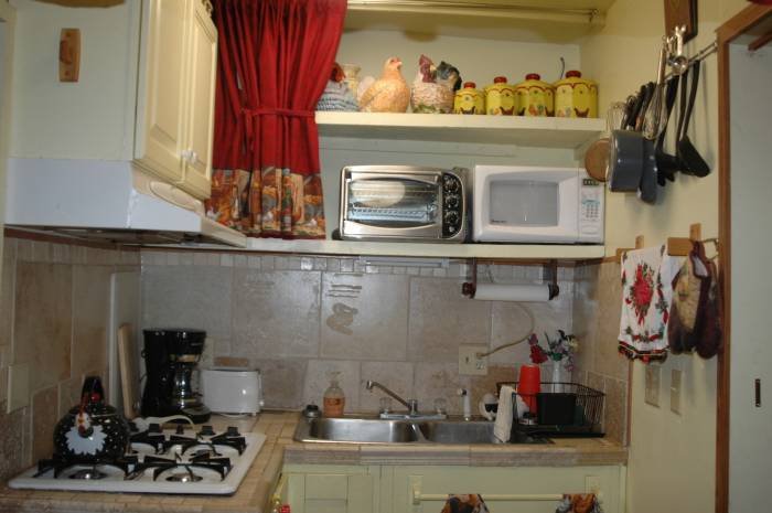 Kitchen, Willow Creek Ranch Farm Stay Cabin Profile Photos of Willow Creek Ranch 5125 Michel Rd - Photo 14 of 30