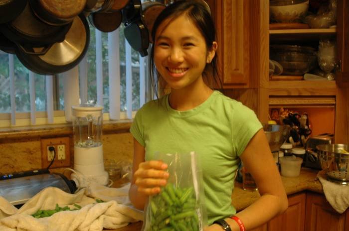 Farm Stay guest preparing green beans from the Willow Creek Ranch garden to preserve in the freezer Profile Photos of Willow Creek Ranch 5125 Michel Rd - Photo 8 of 30 Farm Stay guest preparing green beans from the Willow Creek Ranch garden to preserve in the freezer Profile Photos of Willow Creek Ranch 5125 Michel Rd - Photo 8 of 30