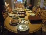 Family style meal in the Farm house at Willow Creek Ranch, Mountain Ranch, CA Willow Creek Ranch 5125 Michel Rd 