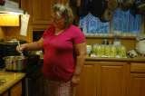Terri Making apple pie filling at Willow Creek Ranch Willow Creek Ranch 5125 Michel Rd 
