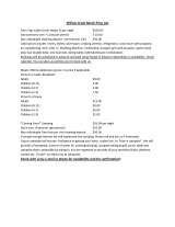 Menus & Prices, Willow Creek Ranch, Mountain Ranch