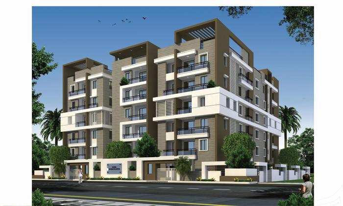  apartments for sale in Hyderabad of MaruthiRam Constructions 401-Sri Sai Residency,Plot No 4,  Vijayanagar Colony,Allwyn ColonyRoad, - Photo 3 of 11