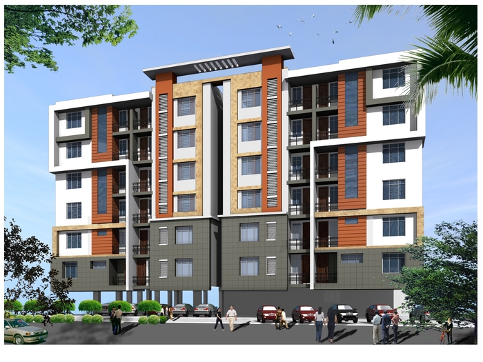  apartments for sale in Hyderabad of MaruthiRam Constructions 401-Sri Sai Residency,Plot No 4,  Vijayanagar Colony,Allwyn ColonyRoad, - Photo 4 of 11