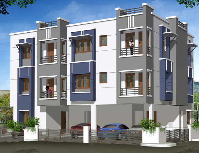  flats for sale of MaruthiRam Constructions 401-Sri Sai Residency,Plot No 4,  Vijayanagar Colony,Allwyn ColonyRoad, - Photo 1 of 11